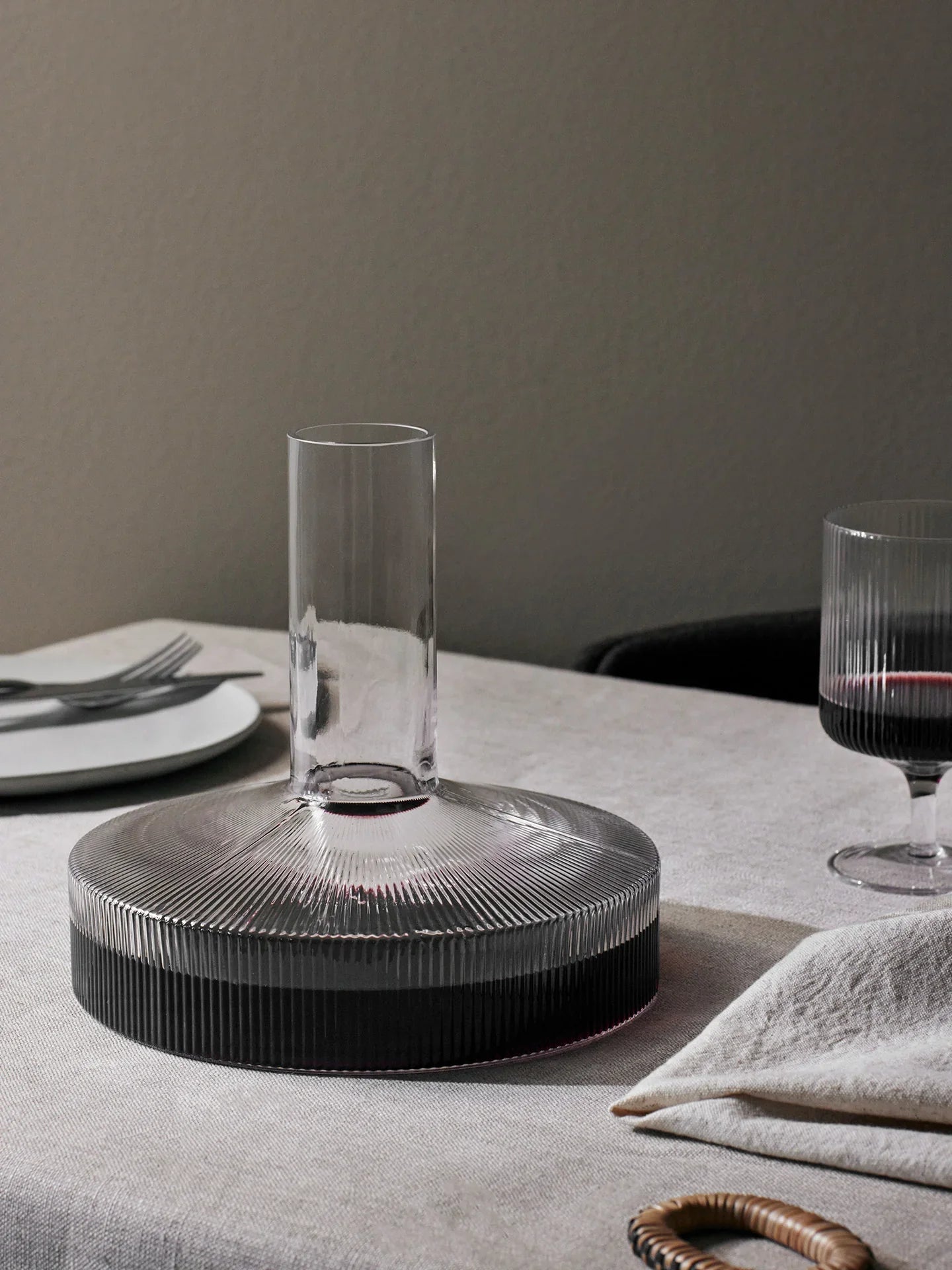Ripple Wine Carafe - Clear