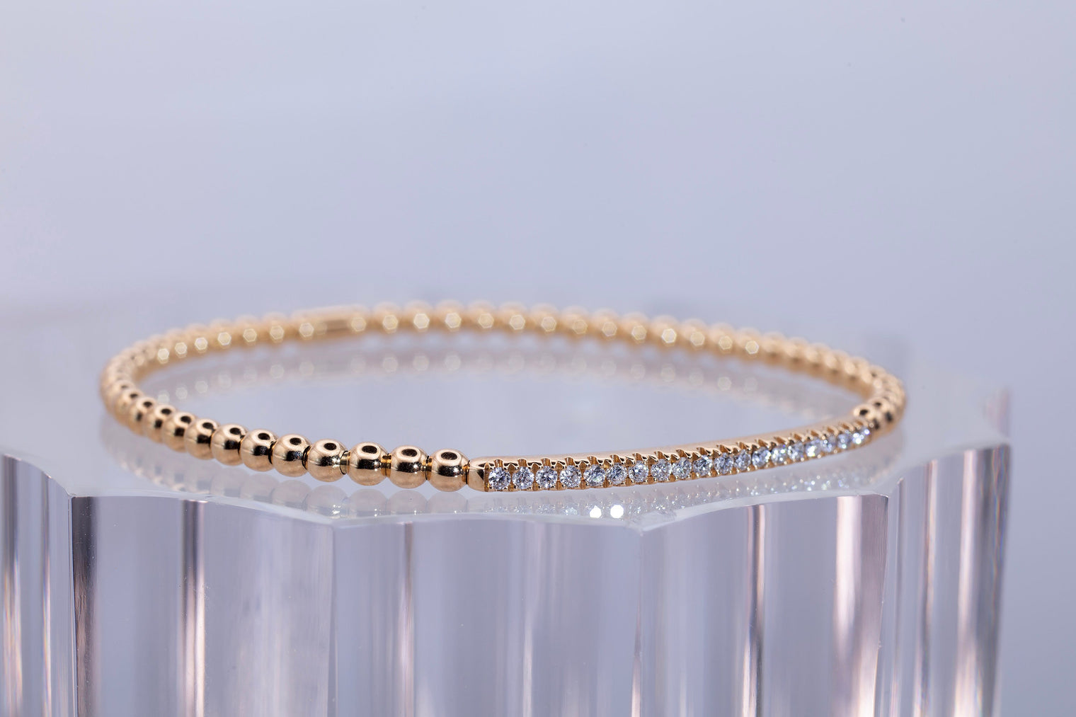 18-Karat White Gold Diamond Bracelet