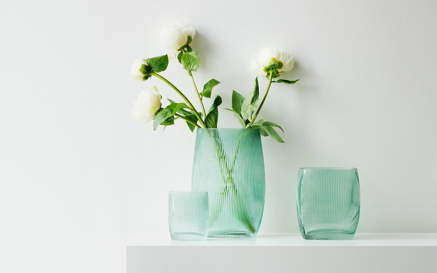 Tide Vase H18 Blue