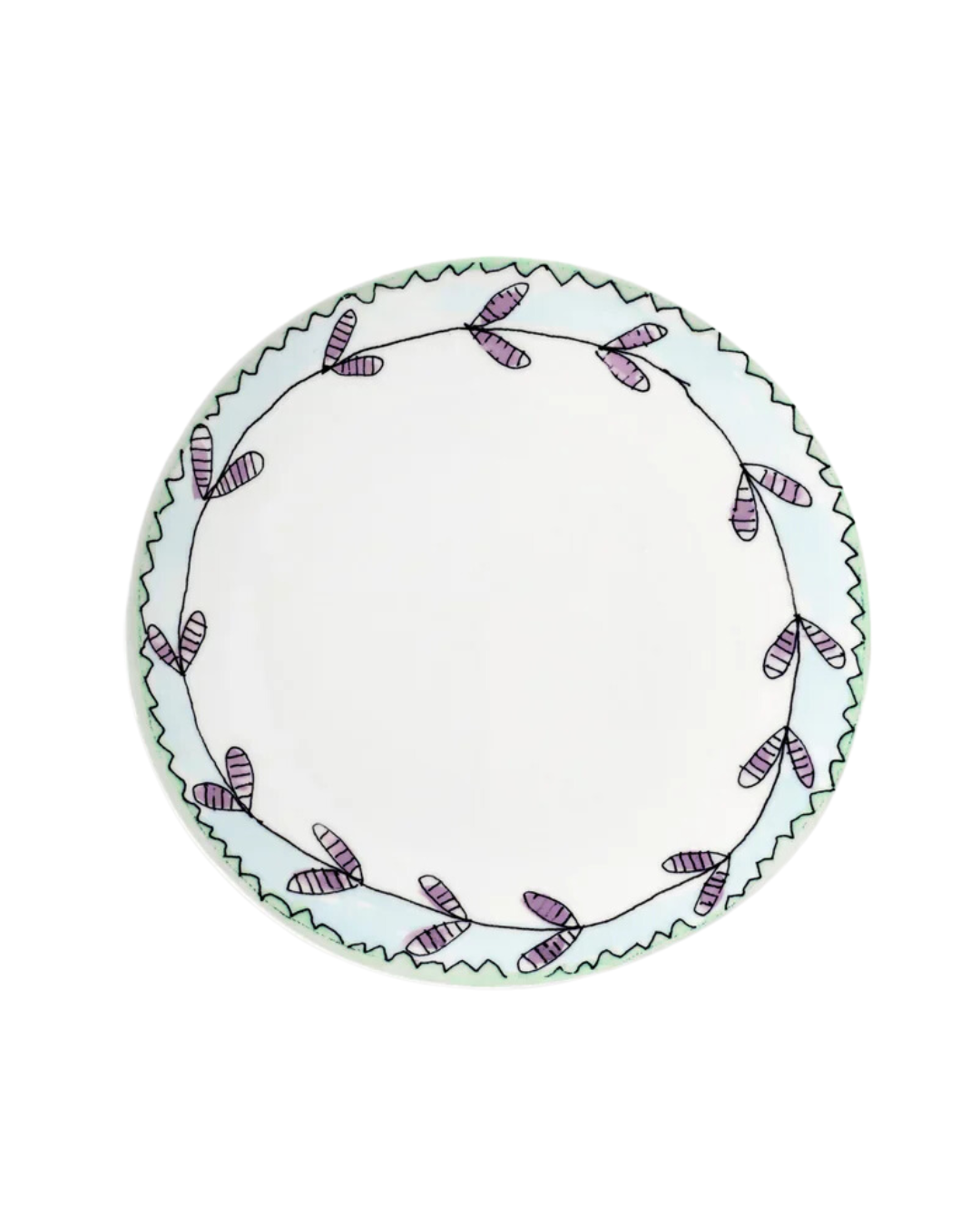 Plate M Blossom (Set Of 2)