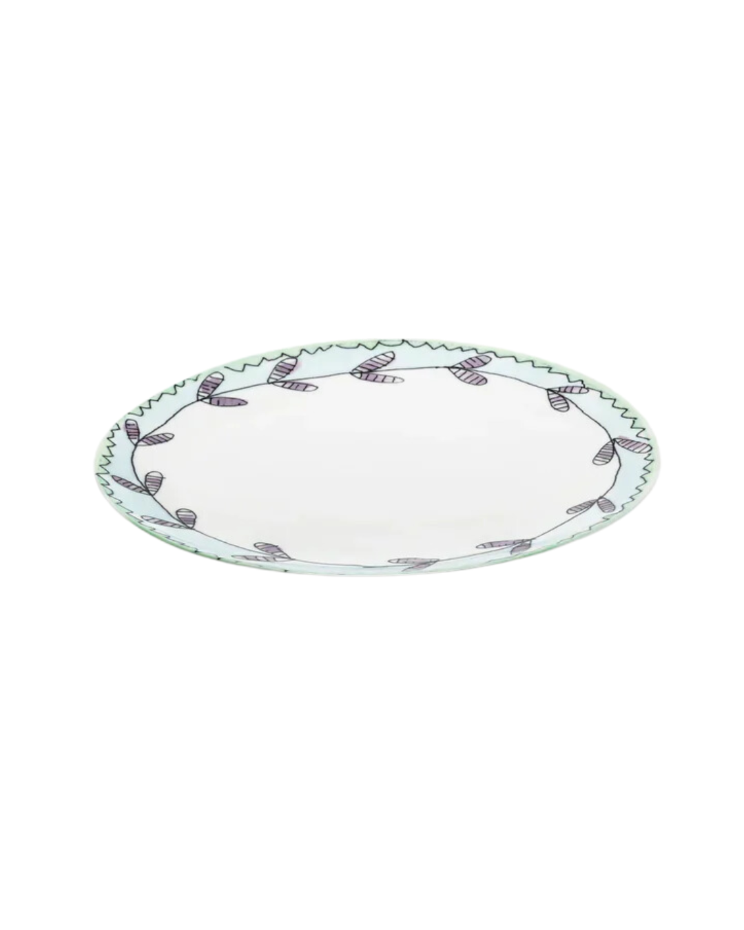 Plate M Blossom (Set Of 2)