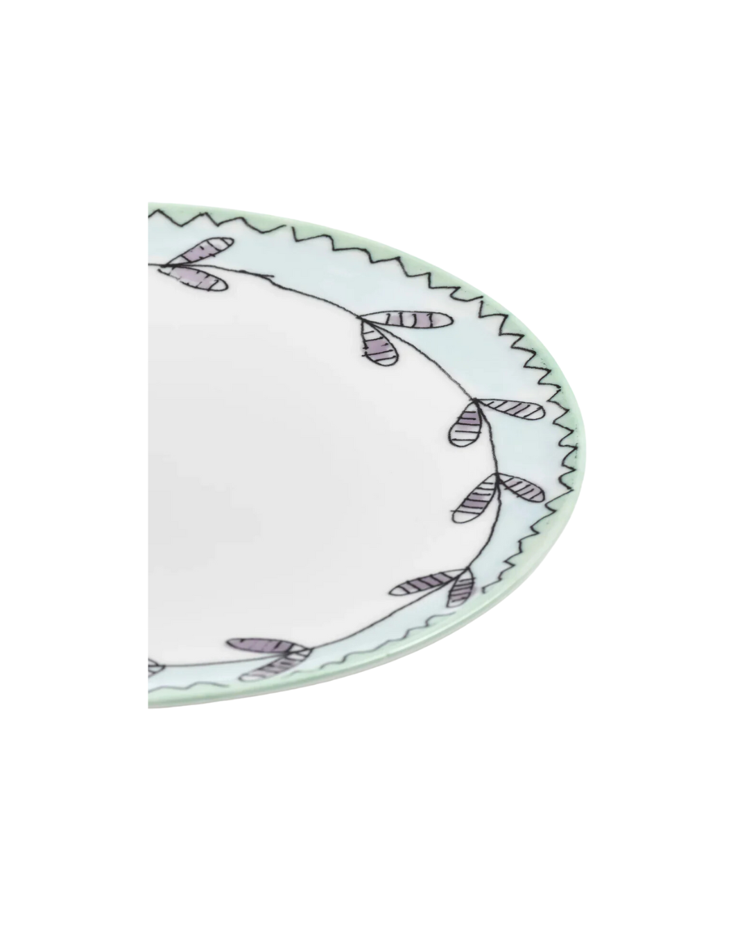 Plate M Blossom (Set Of 2)