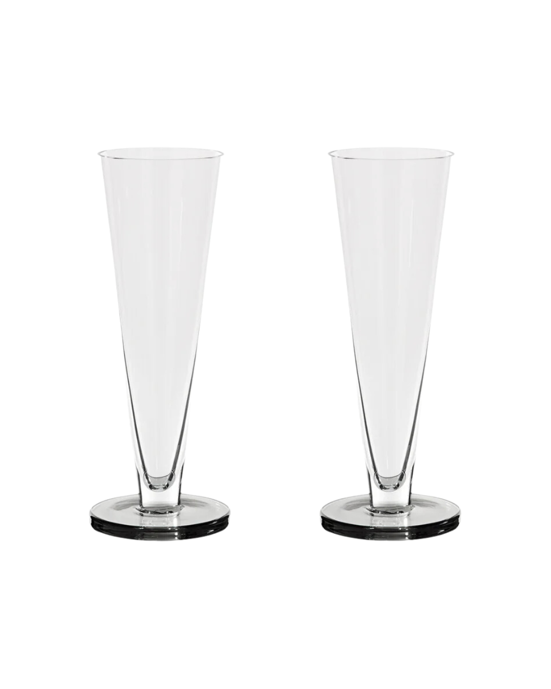 Puck Flute Glass - Set of 2