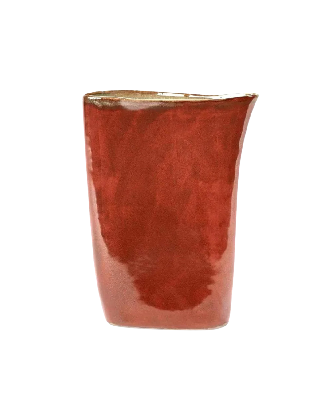 Terre Des Rêves Glazed-High Vase Rusty