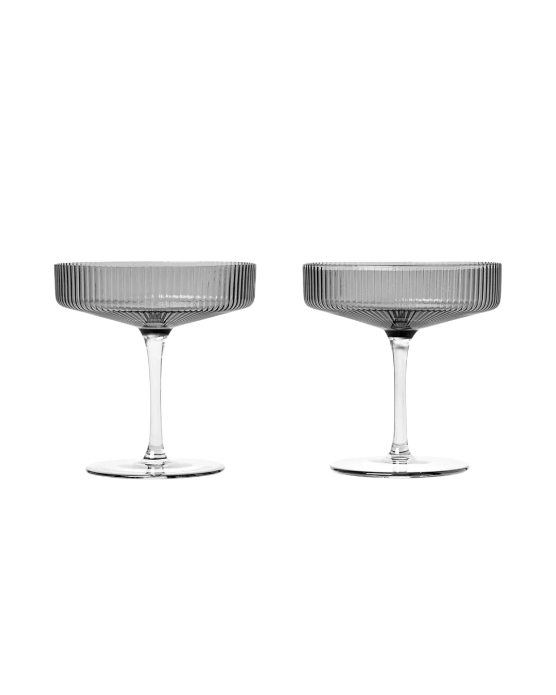 Ripple Champagne Saucers (Set of 2)