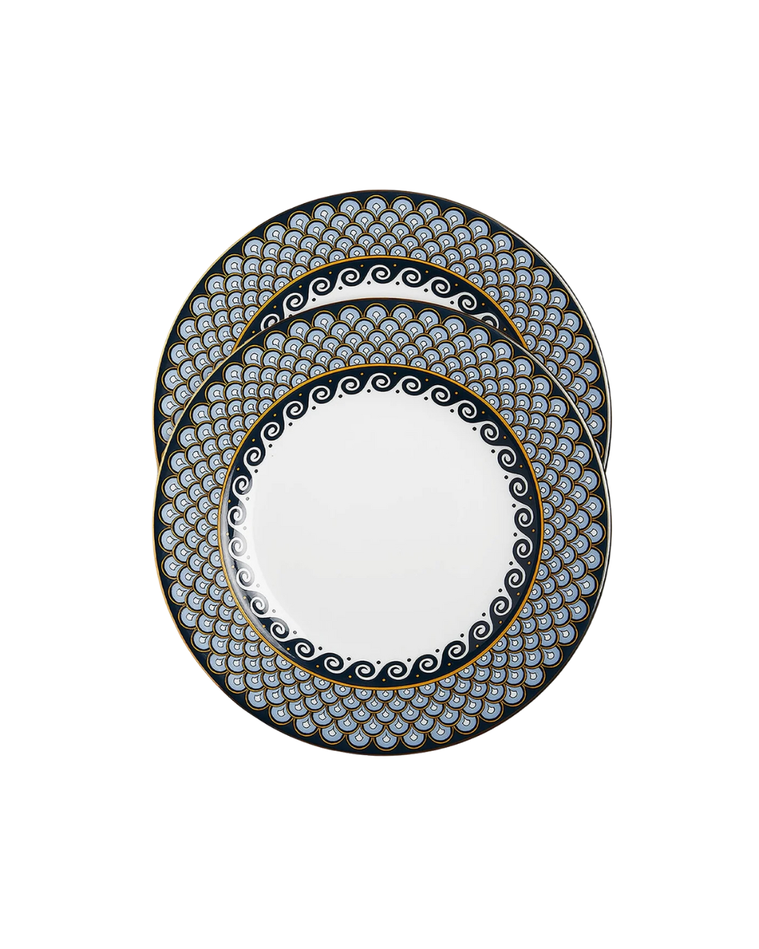 Dinner Plates 2 Porcelain Odysseus