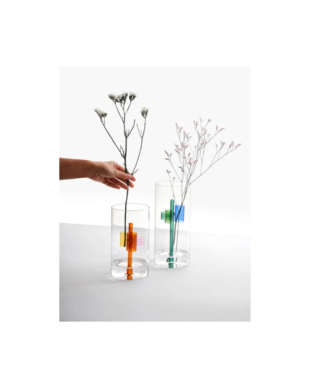 Iris Vase 3 Blue