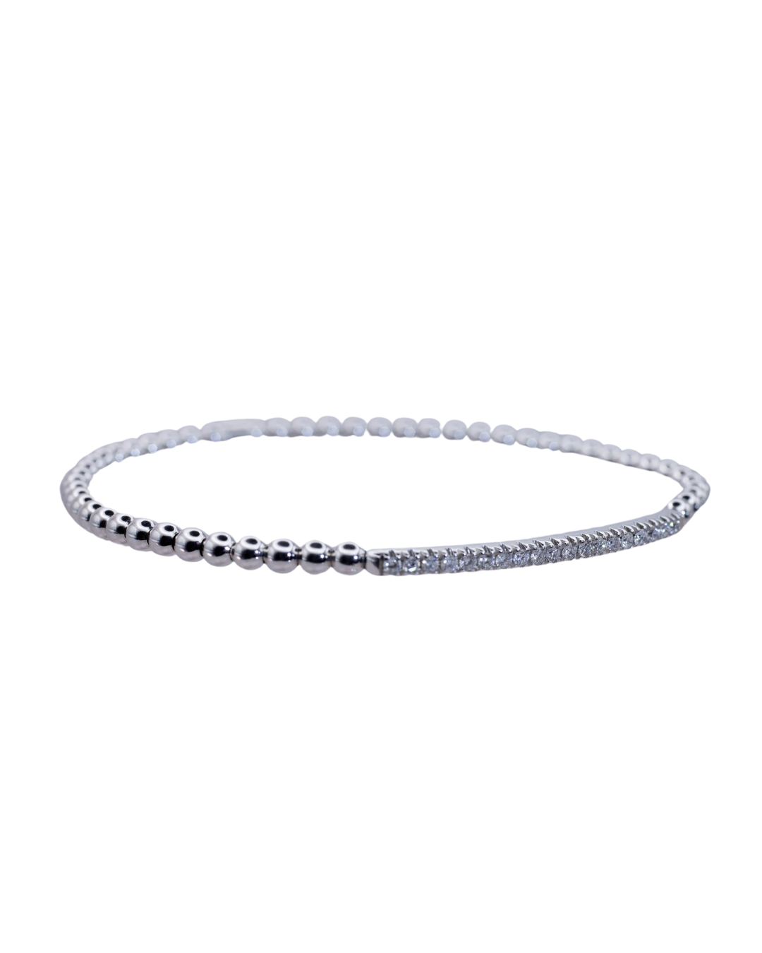 18-Karat White Gold Diamond Bracelet