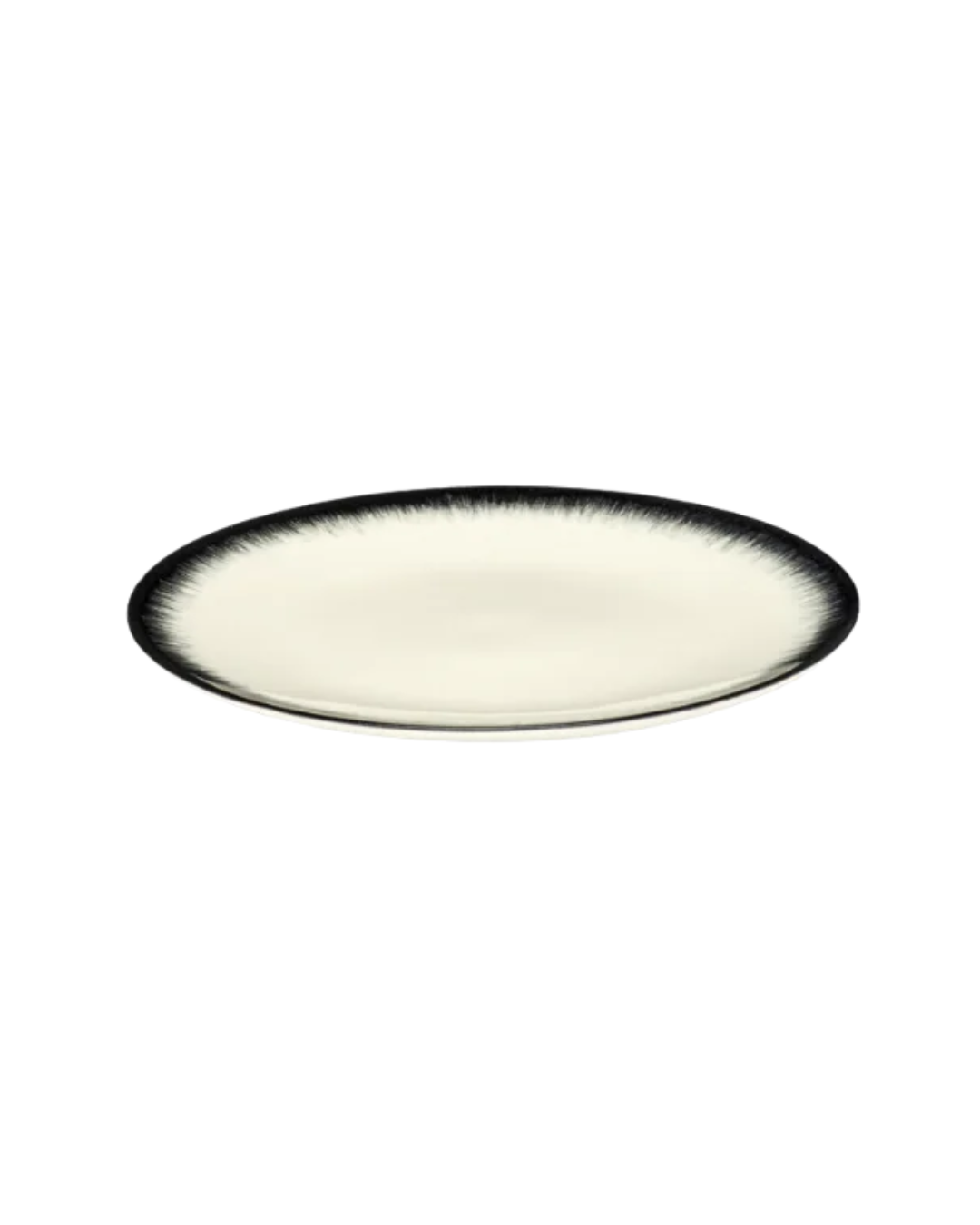 Plate Dé Off-White/Black Set of 2 (14 Cm)