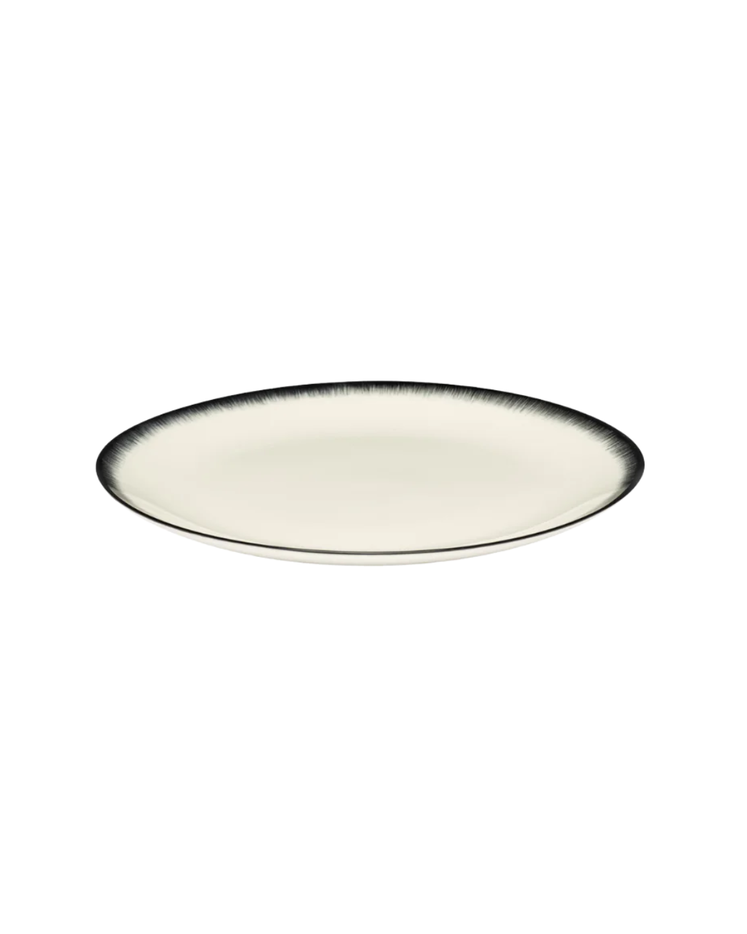 Plate Dé Off-White/Black Set Of 2 (28 Cm)