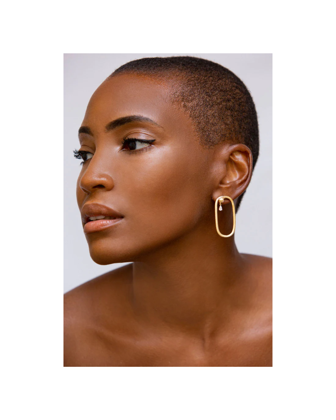 Guardian Serpent Hoop Earrings in Gold