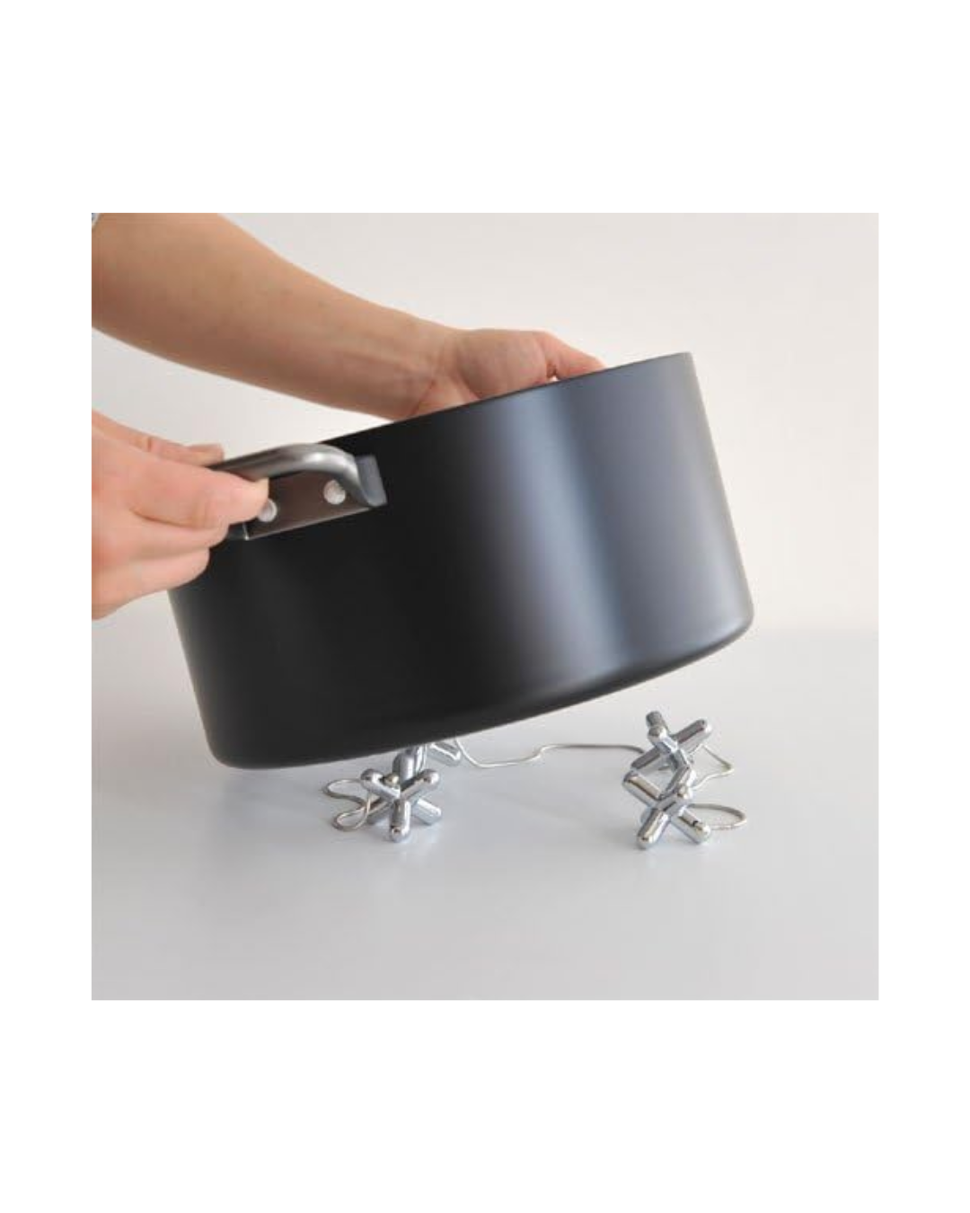 Tripod Trivet With Adjustable Elements