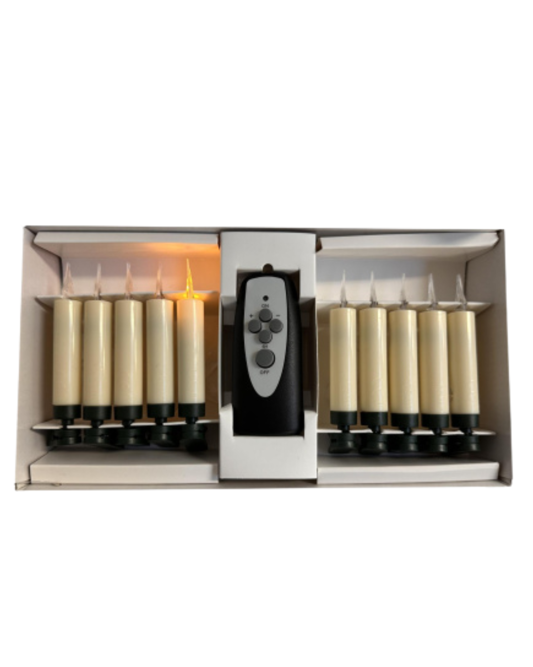 Led Candles With Remote (10 Pcs)