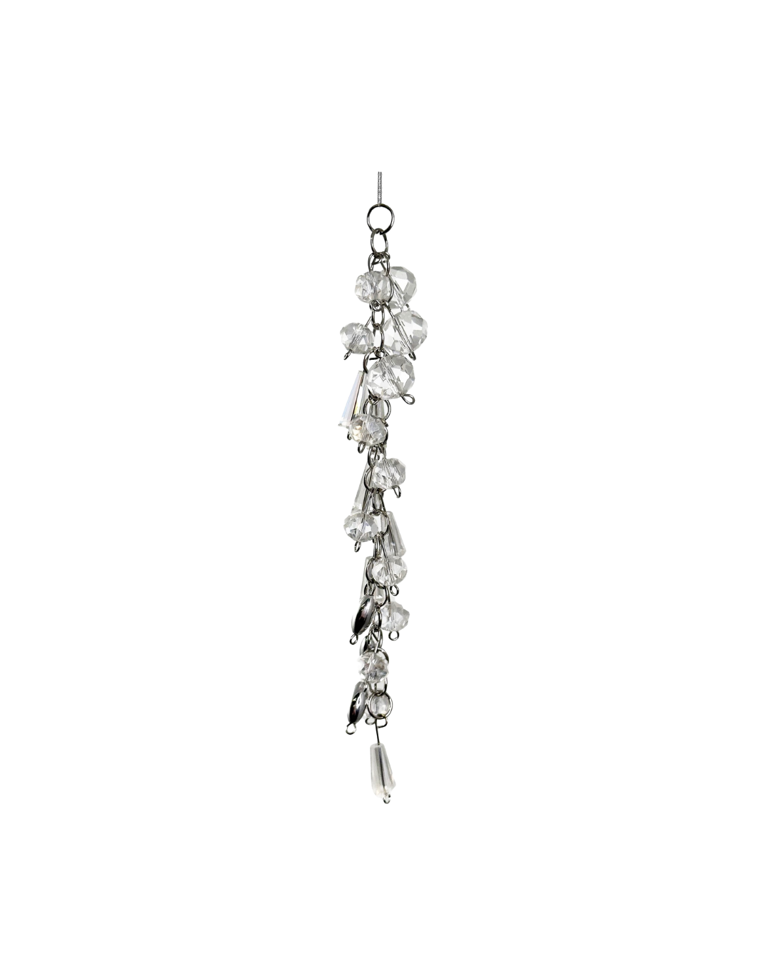 Diamond Icicle Transparent Silver (15 Cm)