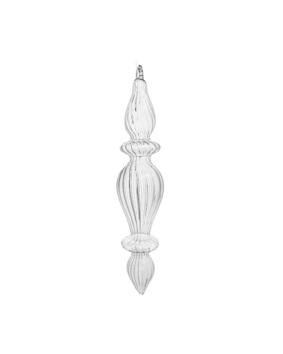 Glass Drop Lined Clear (17 Cm)