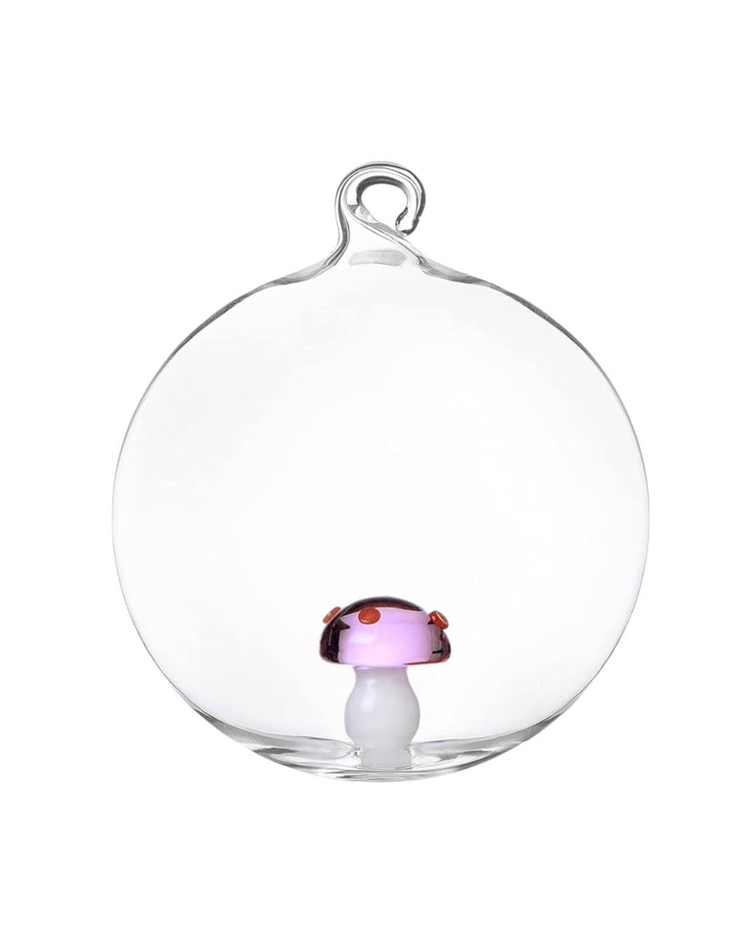 Alice Christmas Ball Pink Mushroom