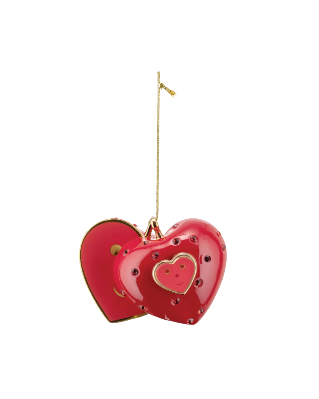 Heart and Heart Home Ornament