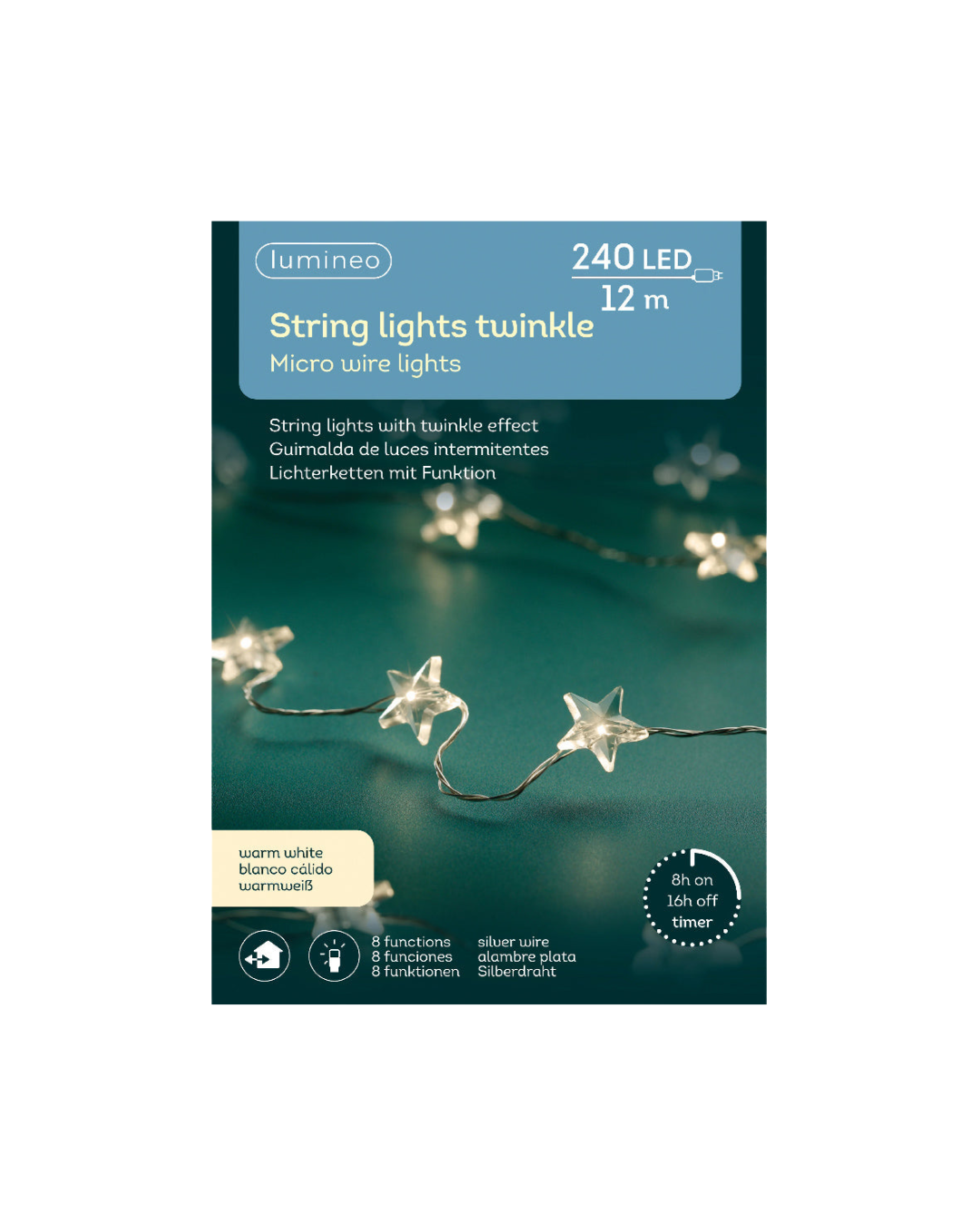 Micro Led Stringlights 8 Twinkle Effect Outdoor