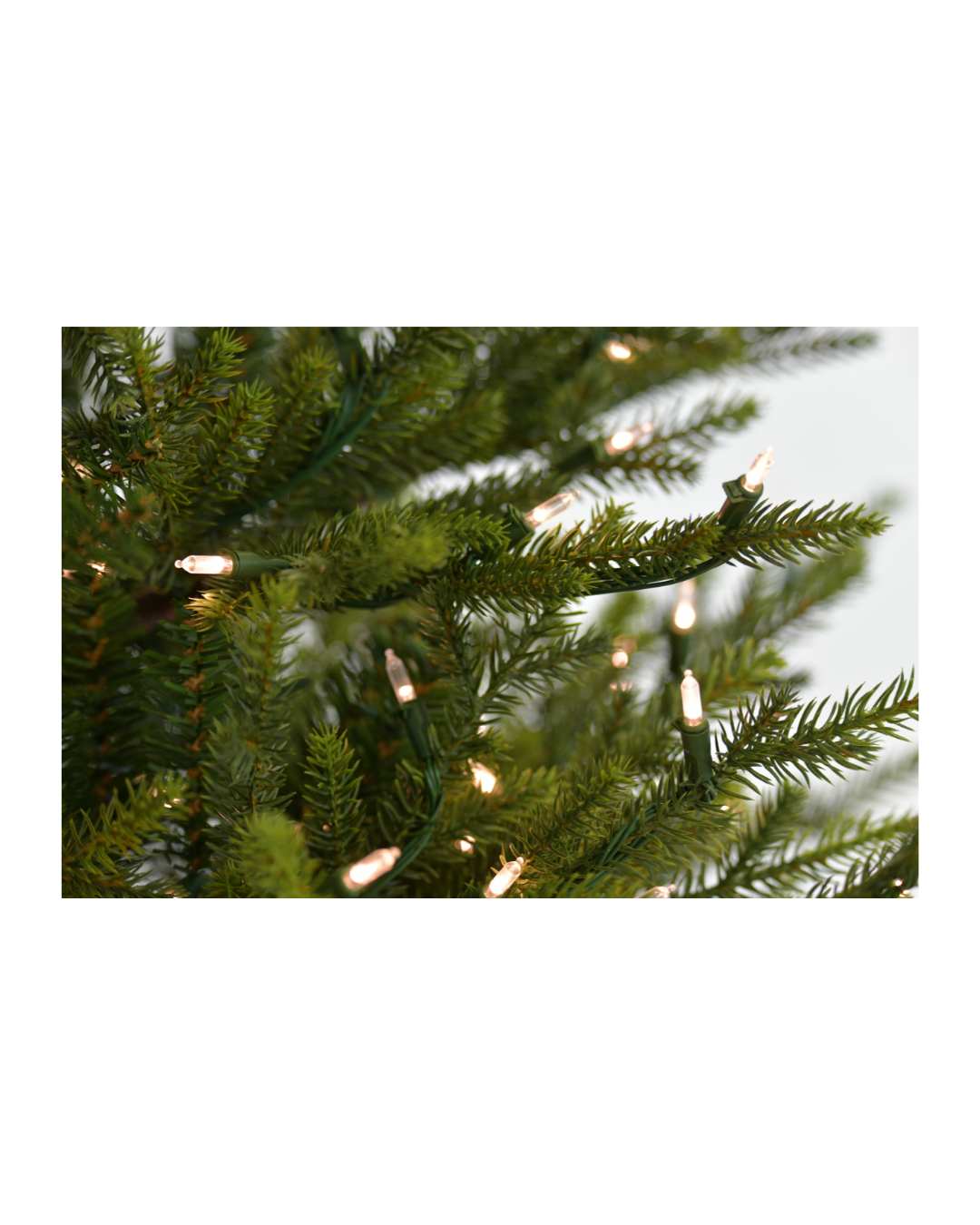 Sami Mountain Spruce Wooden Christmas Tree W/ LED Lights (243 Cm)