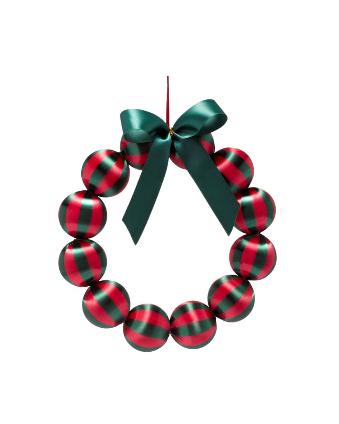 Wreath Green/Red (35,5 Cm)