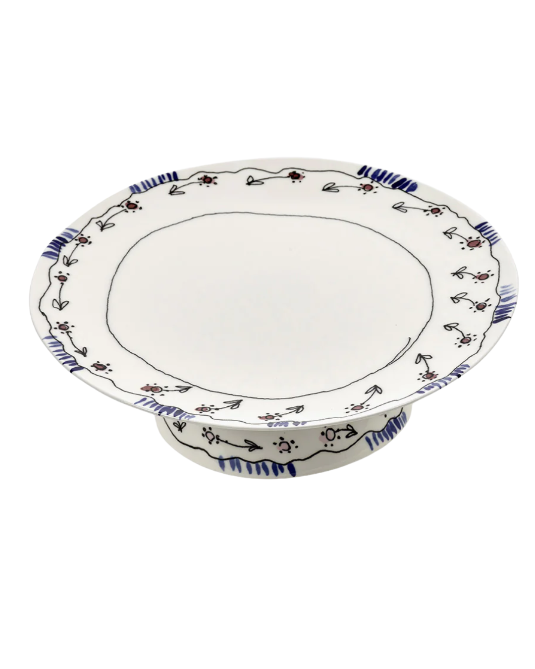Cake Stand L Anemone Milk Mf