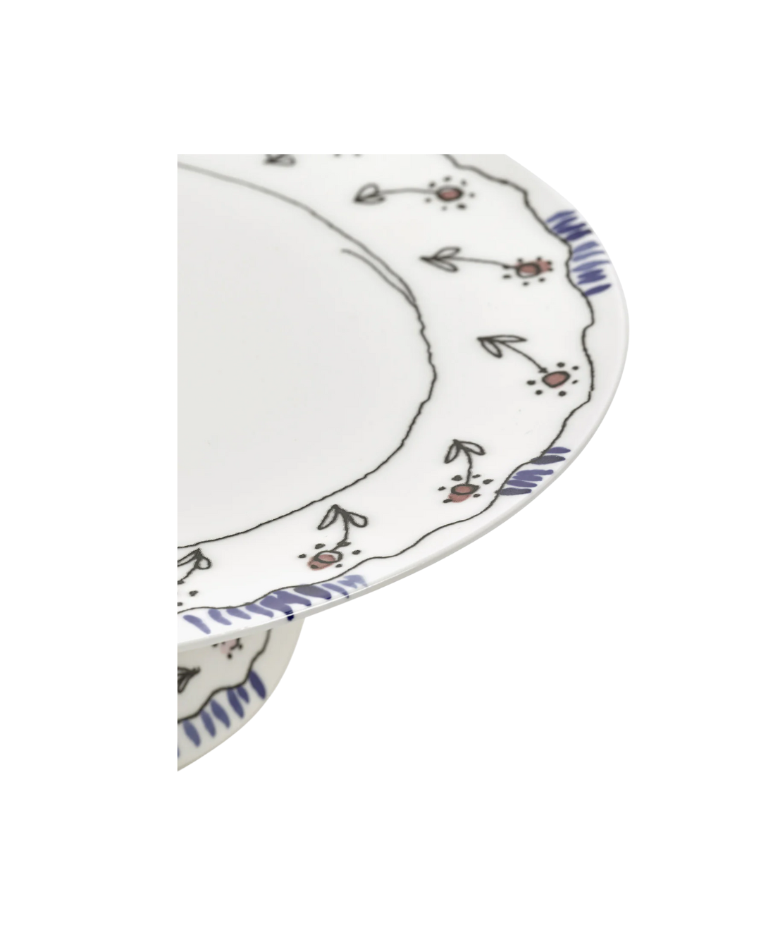 Cake Stand L Anemone Milk Mf
