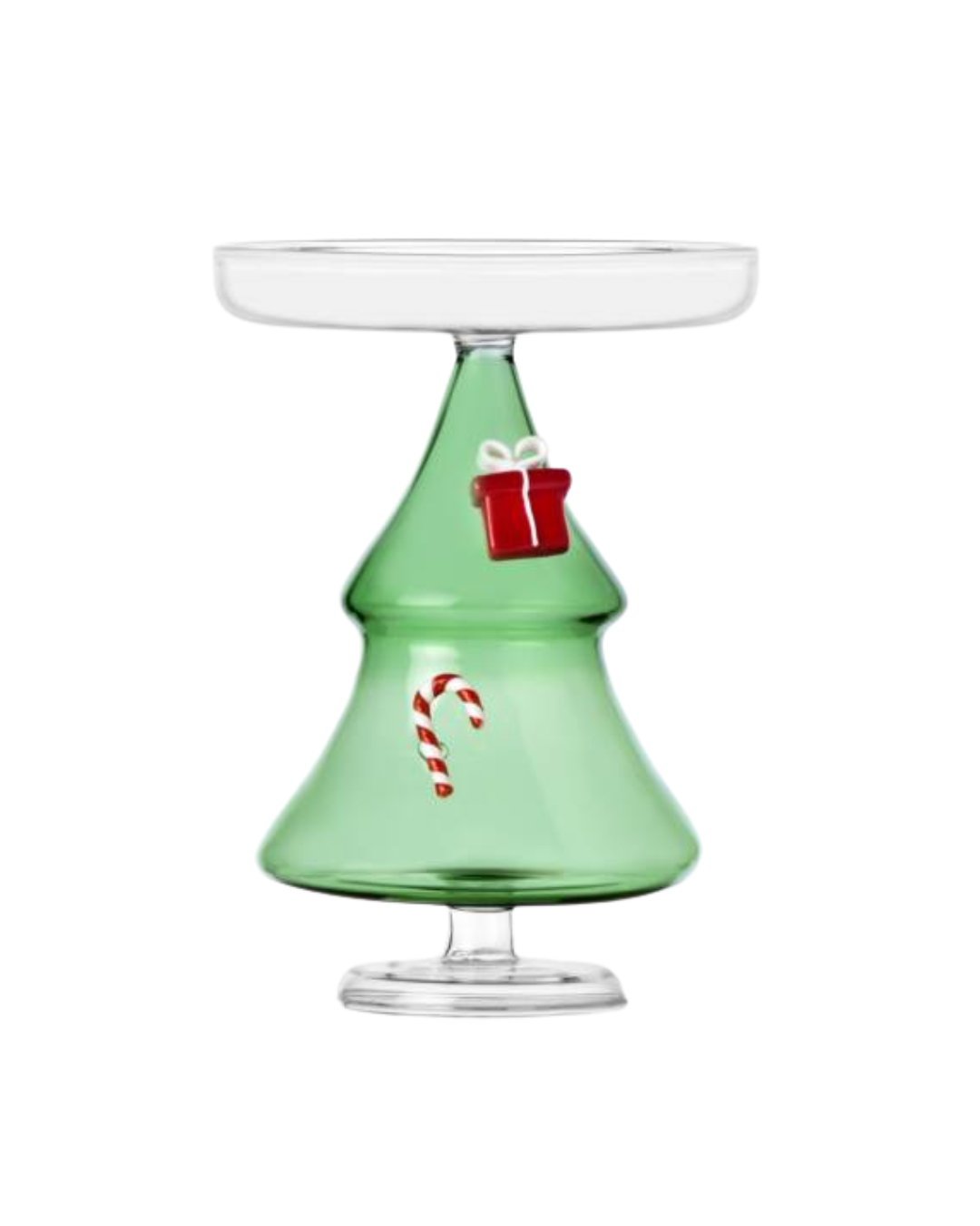 Schiaccianoci Footed Plate Christmas Tree