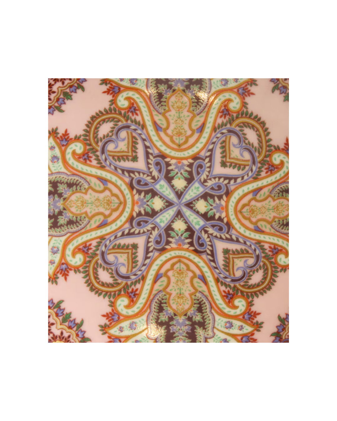 Porcelain Jewellery Box With Floral Motif