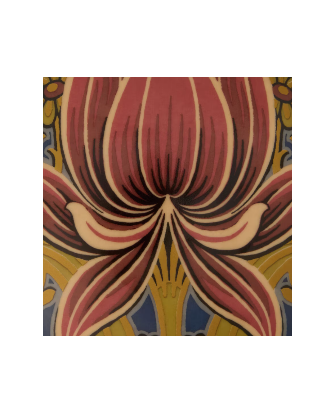 Porcelain Jewellery Box With Floral Motif