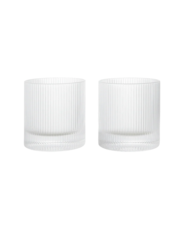 Ripple Tumbler Glasses - Set of 2