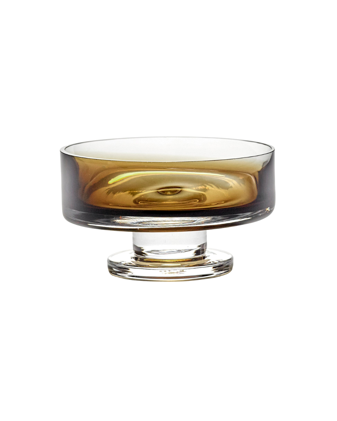 Low Bowl On Foot M Amber Zuma