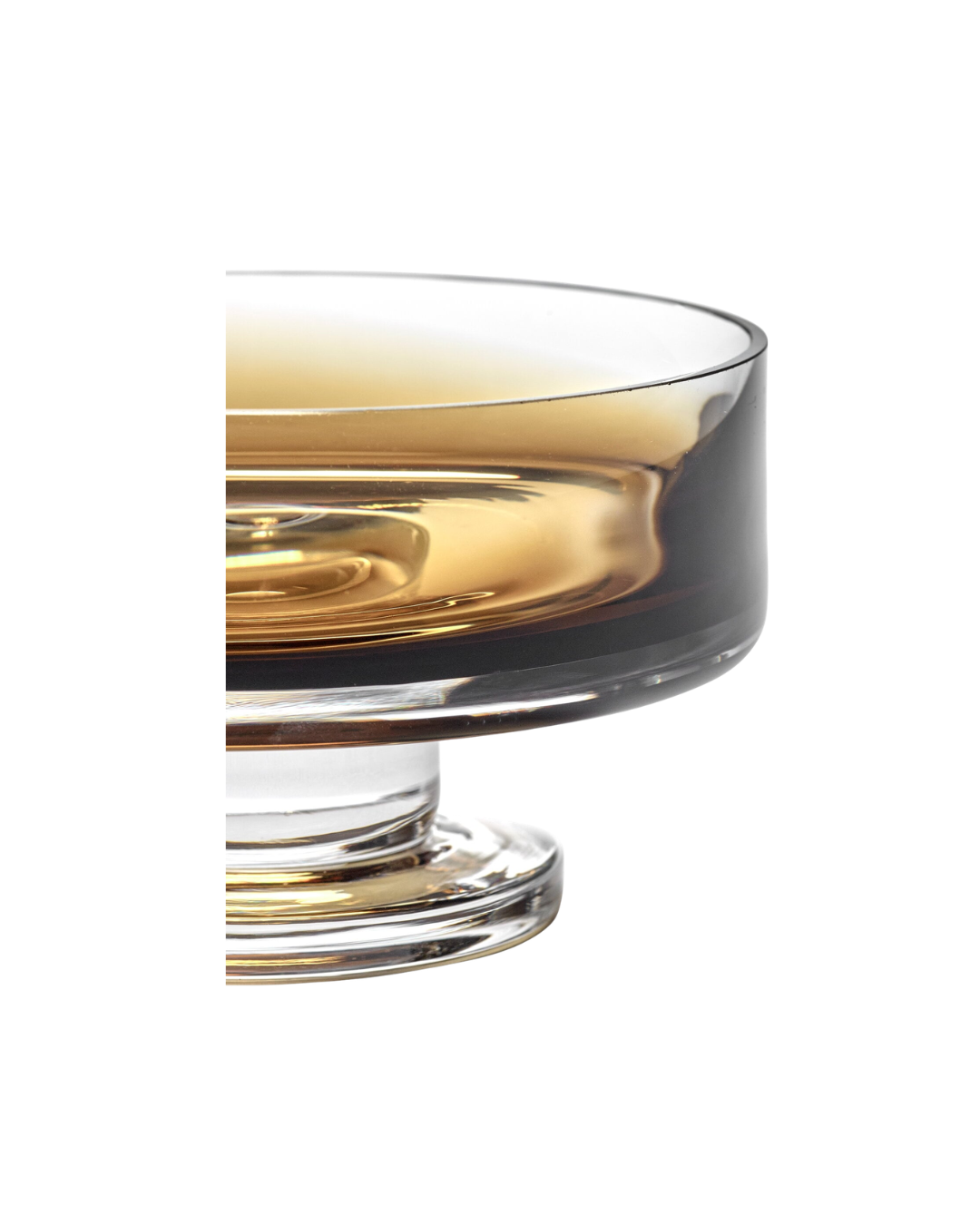 Low Bowl On Foot M Amber Zuma