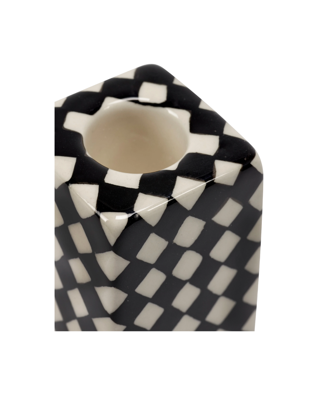 Candle Holder N°1 Black/White Les Objets Mouleversants