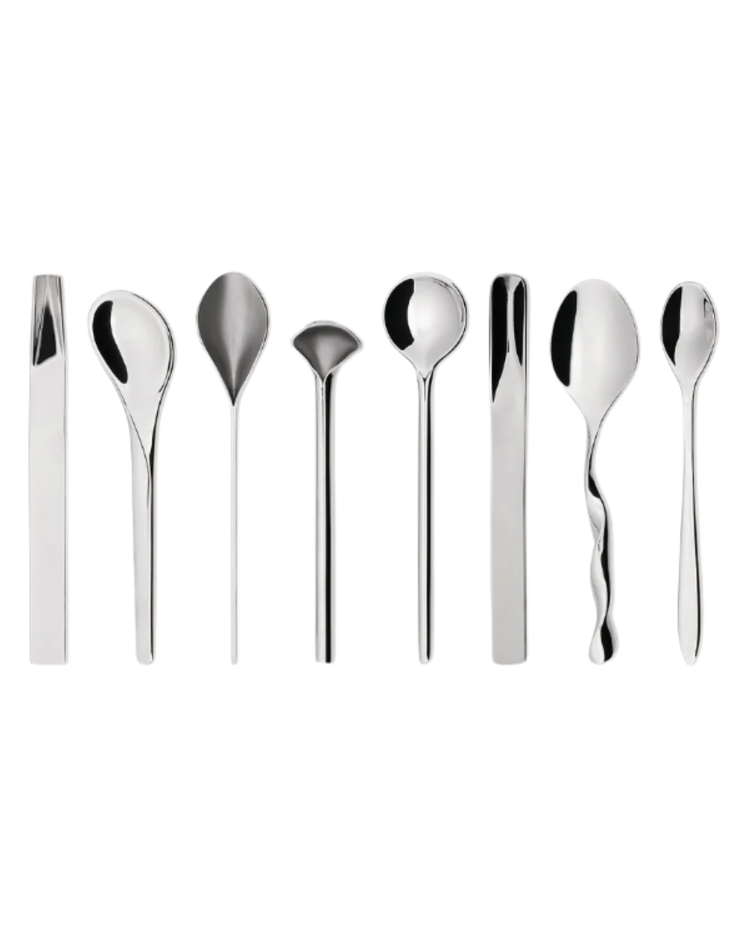 Il caffè/tè Alessi Set of 8 Coffee Spoons