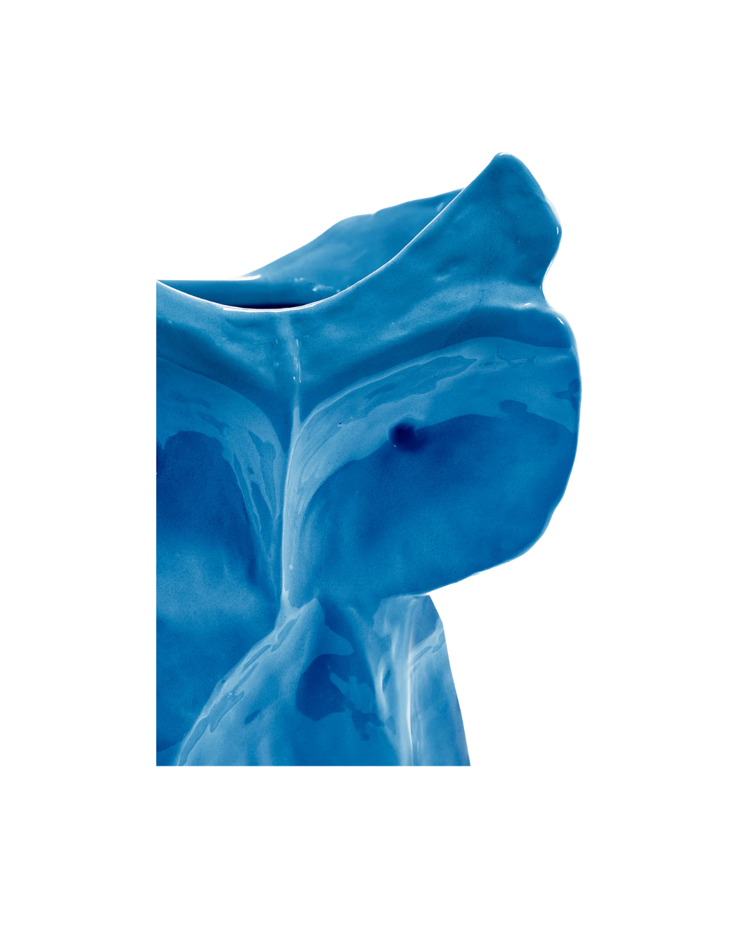 Owl Vase S blue After Midnight