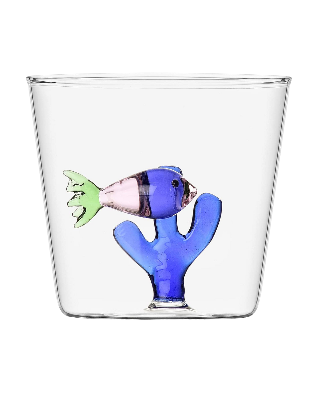 Marine Garden Tumbler Pink Fish Blue Sea