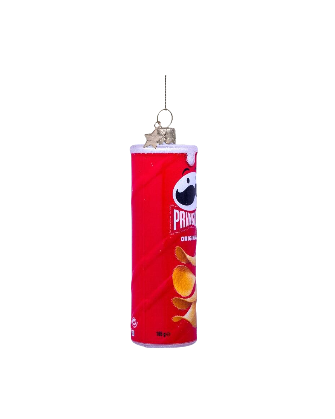 Ornament Glass Opal Red Pringles (12 Cm)