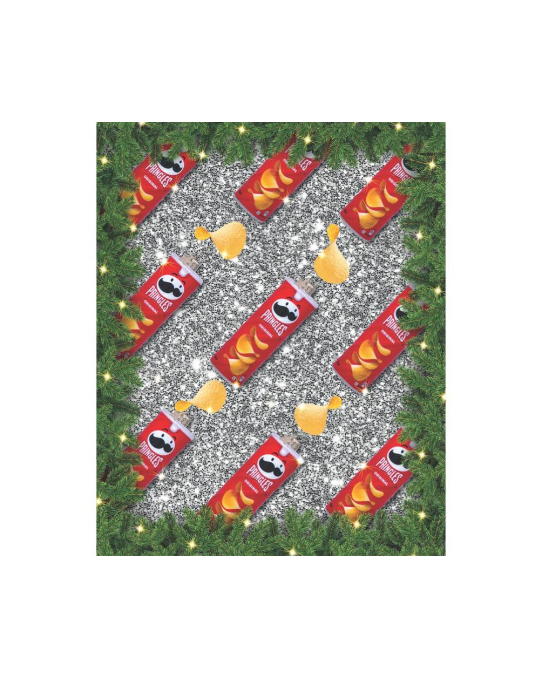 Ornament Glass Opal Red Pringles (12 Cm)