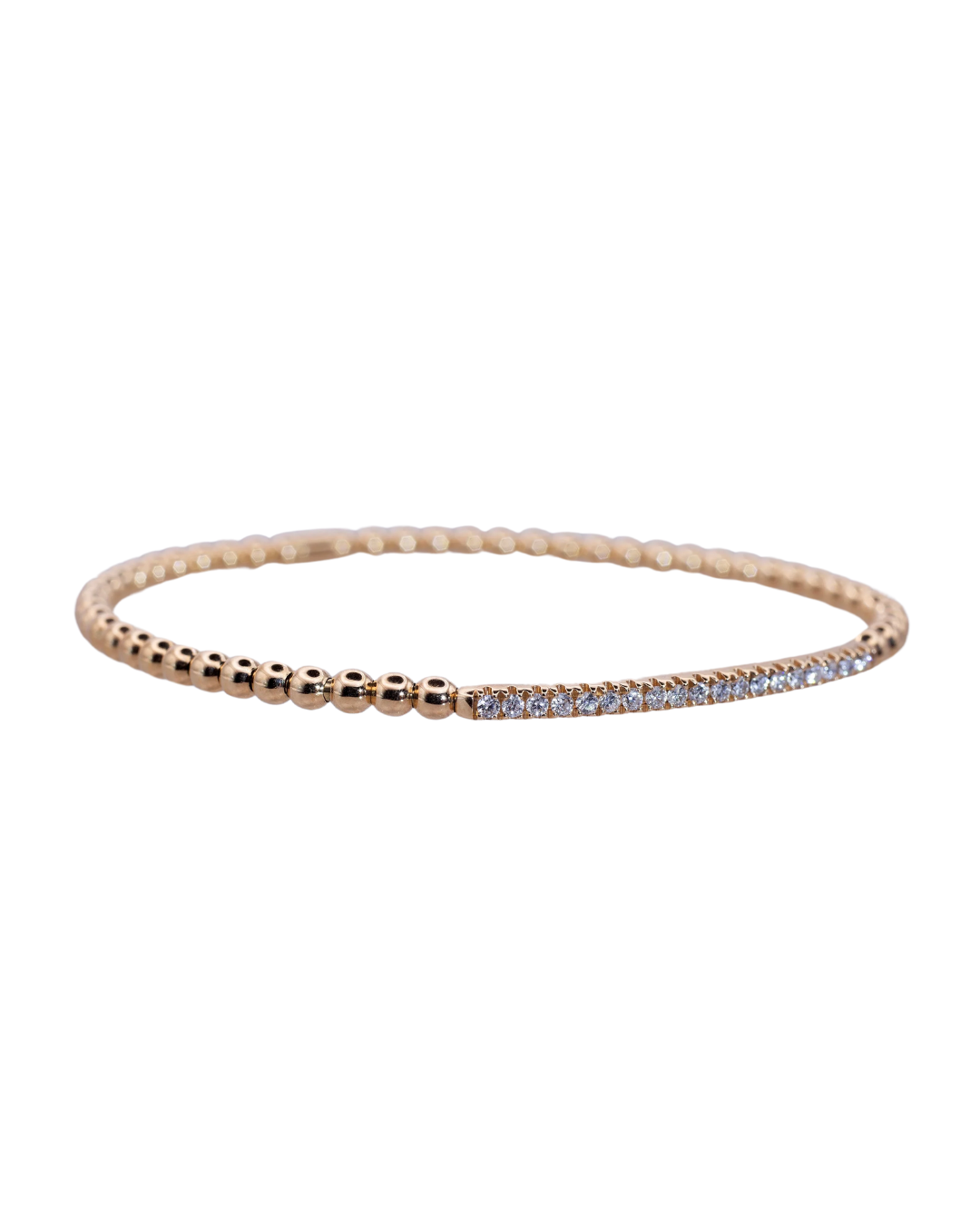 18-Karat Rose Gold Diamond Bracelet