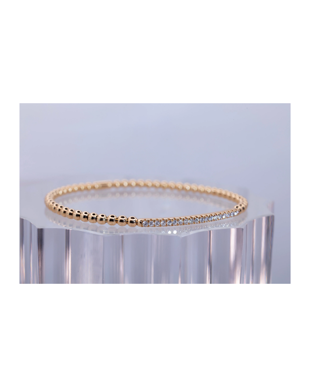 18-Karat Rose Gold Diamond Bracelet