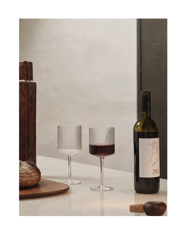 Ripple Red Wine Glasses - Set Of 2