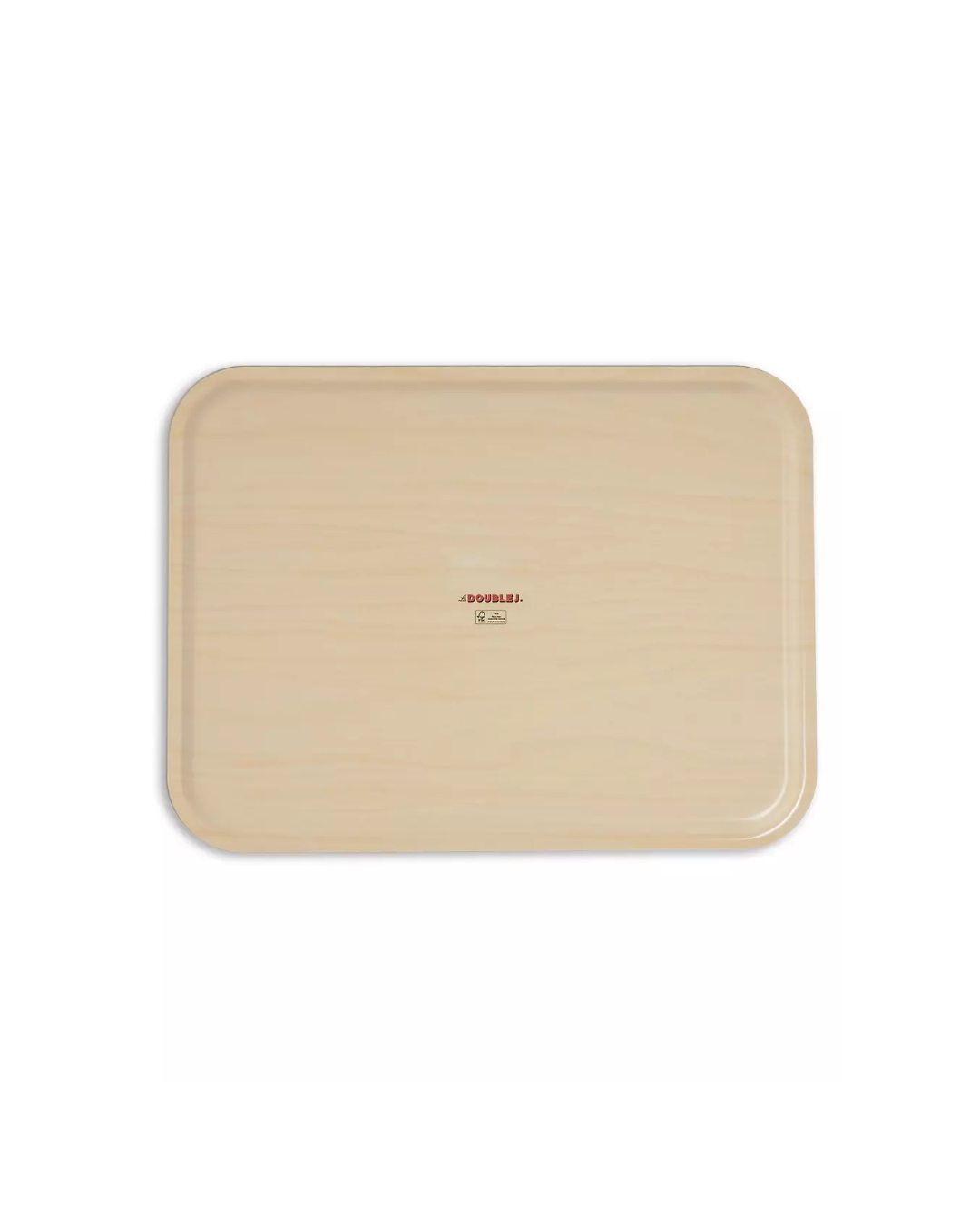 Rectangular Printed Tray Laminated Birch Wood Lady