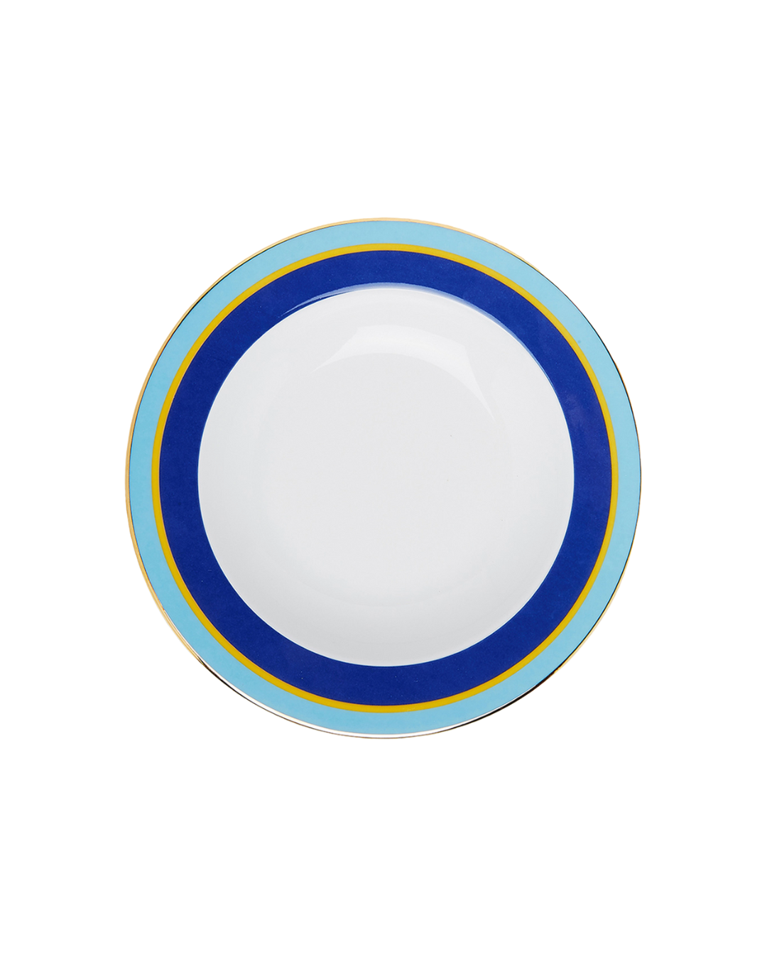 Dinner Plates Set Of 2 Porcelain Rainbow Blu
