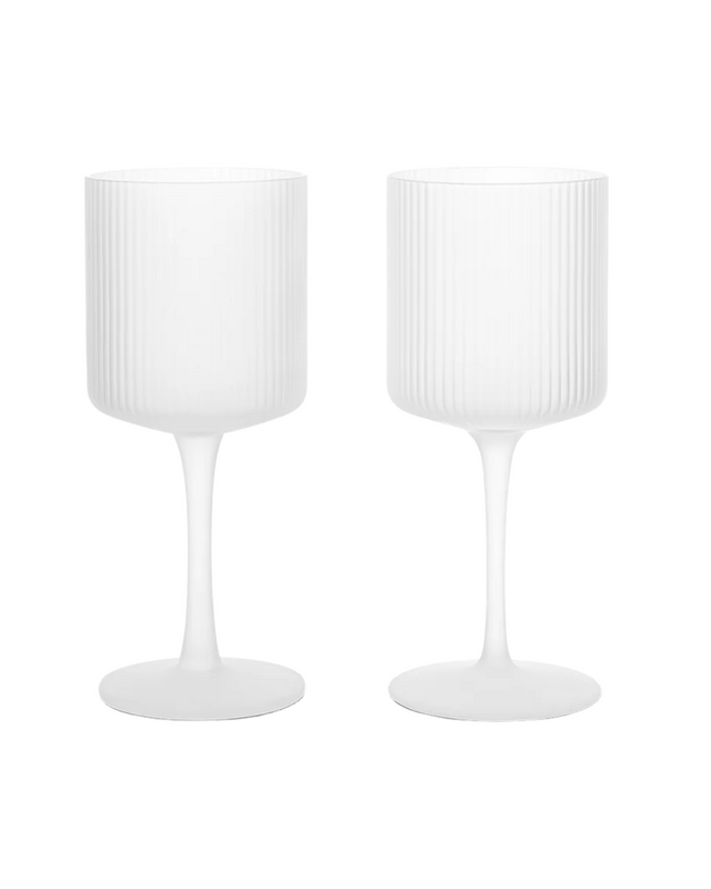 Ripple White Wine Glasses - Set Of 2