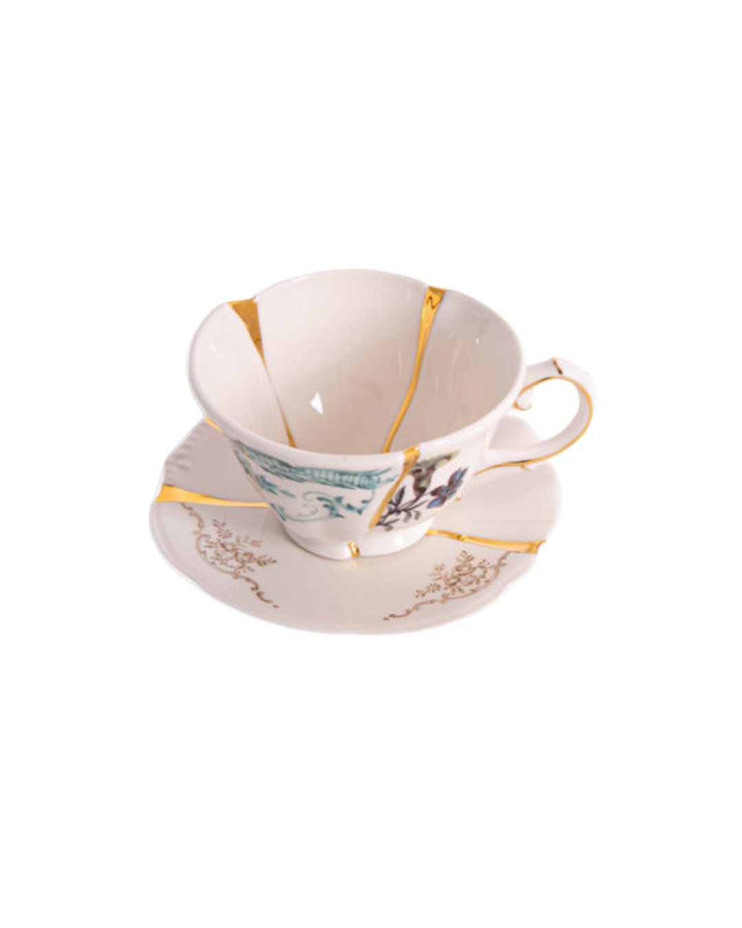 Kintsugi Tea Set Of Cup And Saucer
