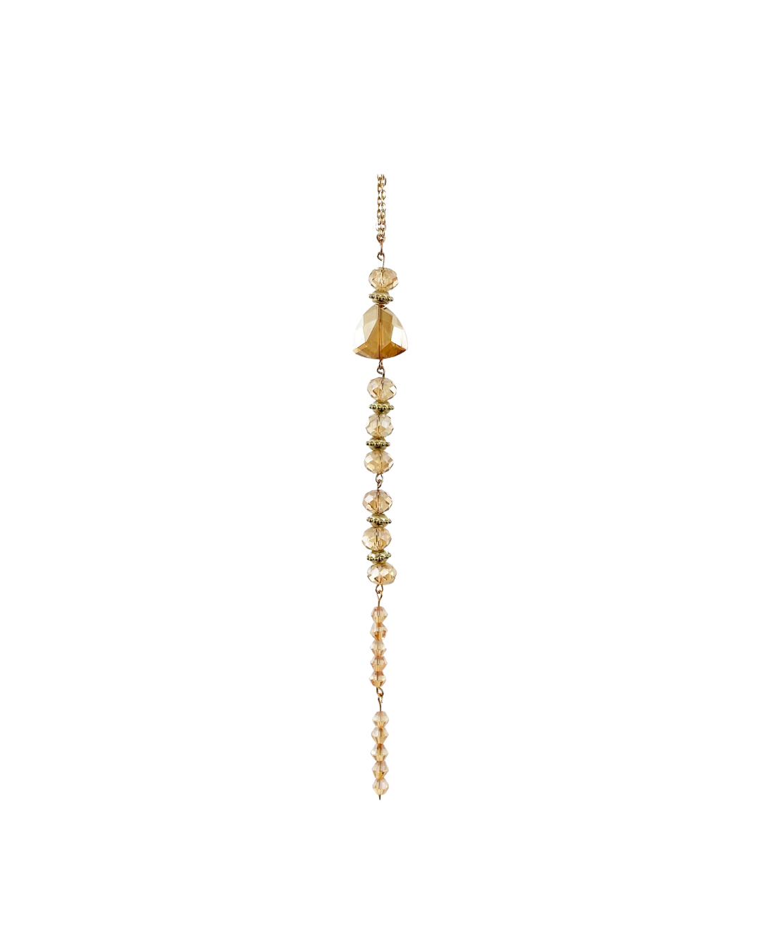 Jewel Icicle Ornament Iridescent Gold (25 Cm)