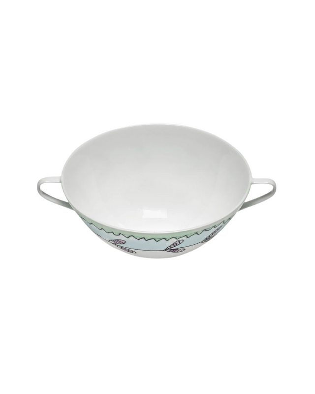 Soup Bowl Blossom Milk Midnight Flowers