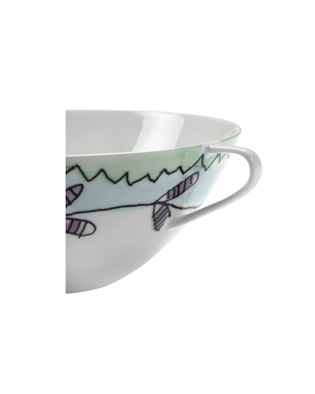 Soup Bowl Blossom Milk Midnight Flowers