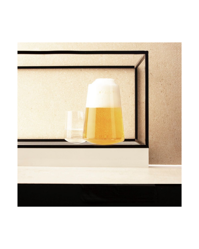 Stand Up Beer Glass Smoke