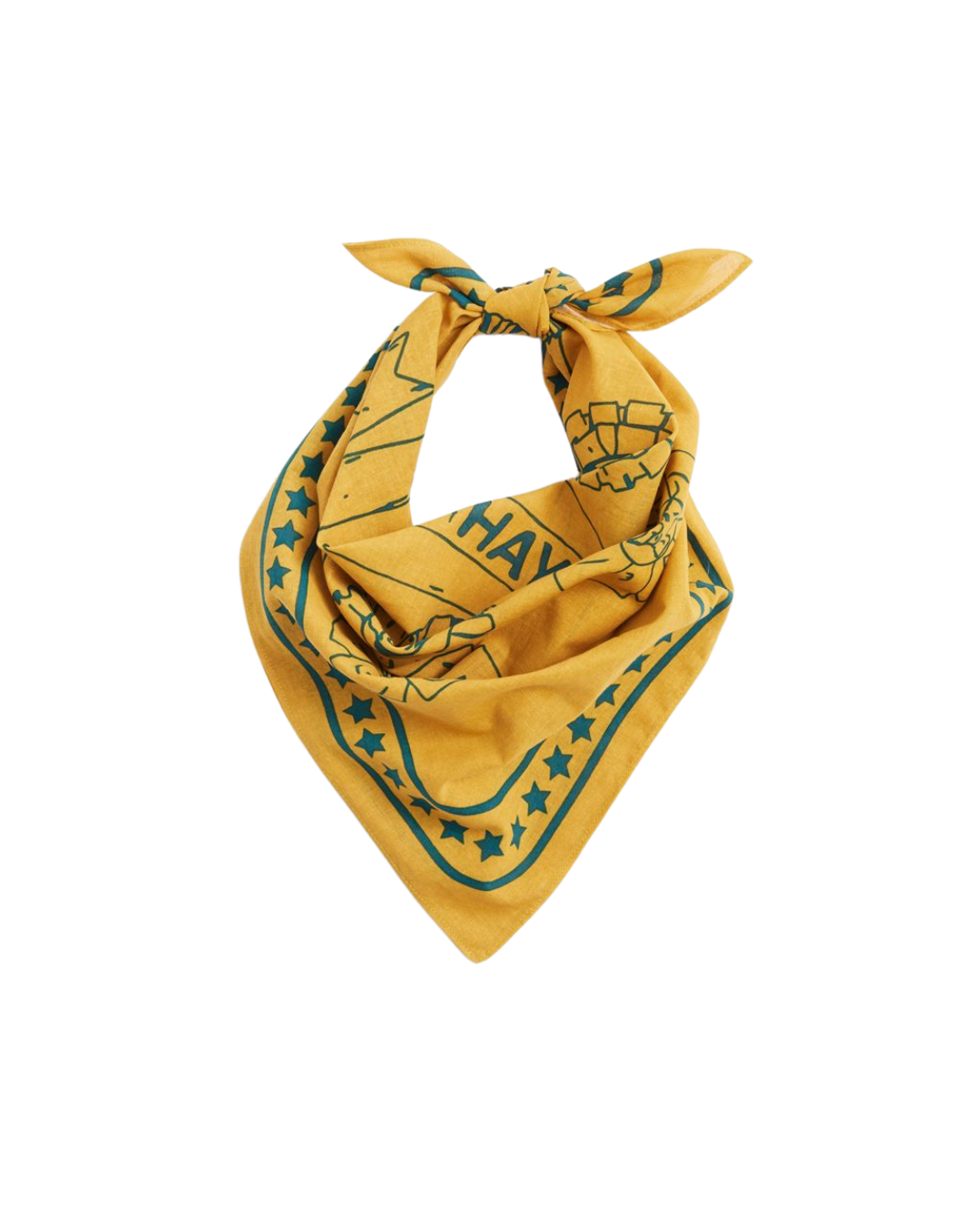 Hay Dogs Scarf Ochre